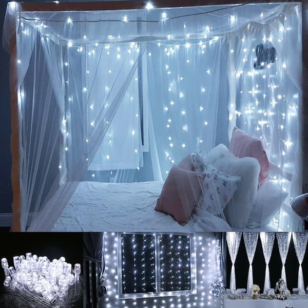 Jouluvalot White 2PCS
