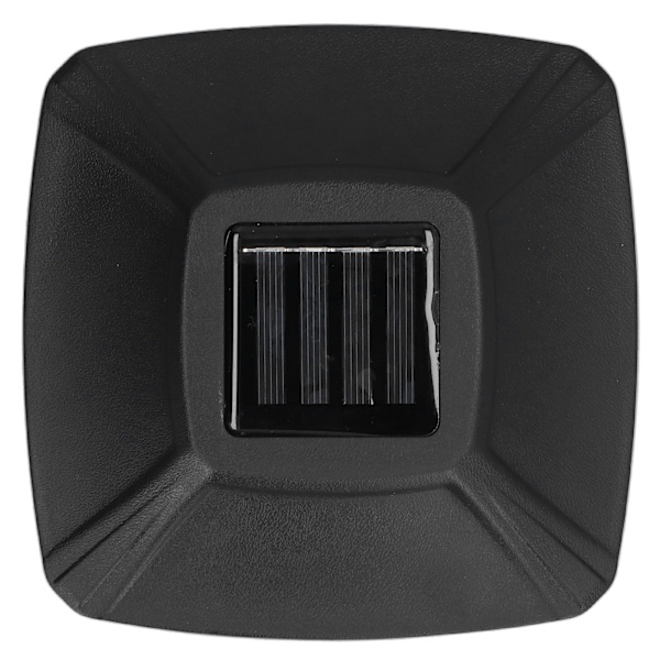 2 sett solcelle stolpelys LED-lampeperler 2 fargebelysning oppladbar IP44 vanntett PC-skall gjerdelys for utendørs