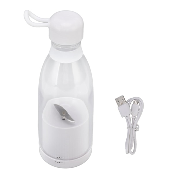 Blender Elektrisk Mini Bærbar USB Opladning Hvid Smart Beskyttelse Individuel Fødevarekvalitet PP 300ml Kop Blender