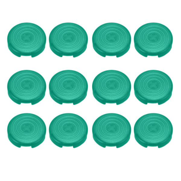 12 stk arkadeknappdeksel Bytt ut mekanisk trykknappdeksel for Kailh for Cherry for TTC for Akko for Glorious Switches Grønn