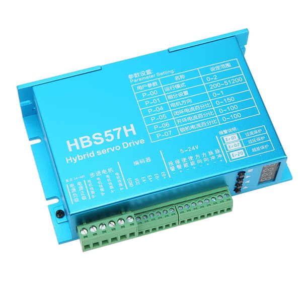 Digital Display Closed Loop Stepper Motor Driver Låg Vibration 57 Stepper Motor Driver Board 24-48VDC