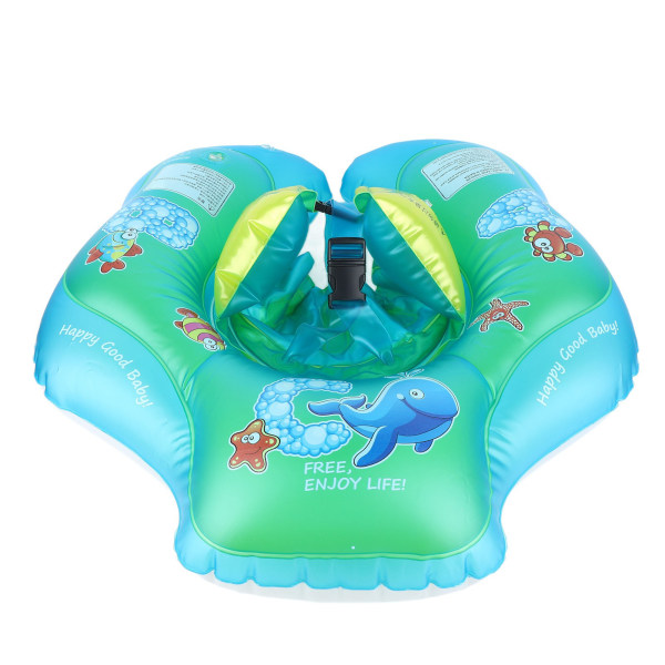 Baby uimarengas PVC-sarjakuva puhallettava uimakelluke Lasten uima-allaskelluke pelastusliivin kanssa