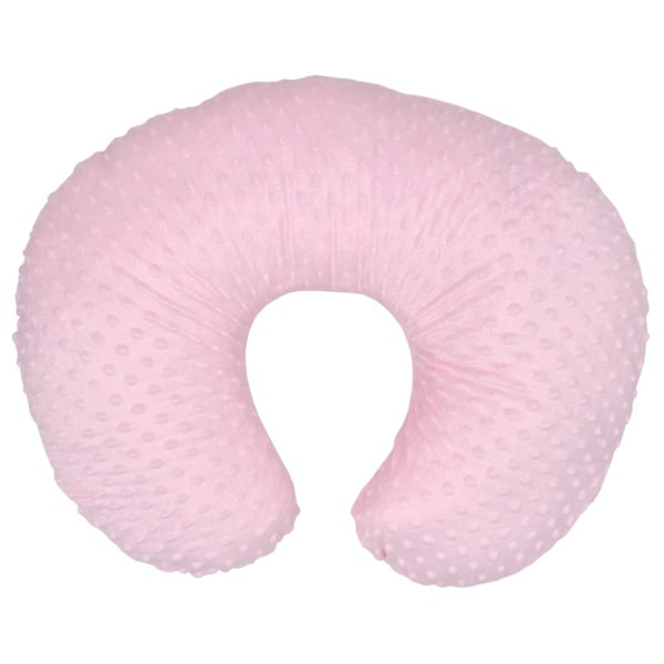 Baby Feeding Pillow Cover Ultra Soft U Shape Comfortable Cleanable Nursing Pillow Cover Pink