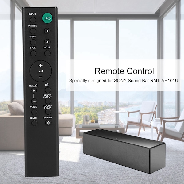 Erstatning for SONY Sound Bar RMT-AH101U Hjemmebiograf fjernbetjening