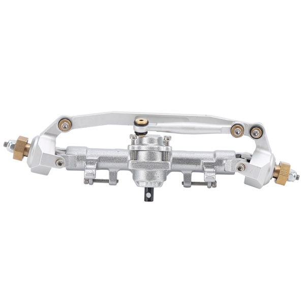 RC Metal Komplett Foraksel Akselsamling til Axial SCX24 90081 1/24 RC Bil Opgraderingsdele Sølv
