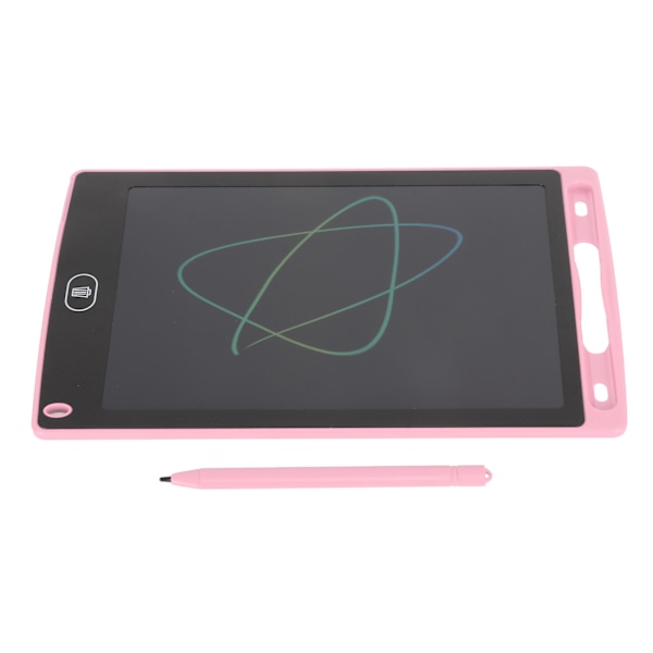 8,5 tommer LCD Skrivetablet Farverig Tegnetablet Pad Børn Farverig Doodle Board Legetøj til 1 til 10 år Gamle Piger Drenge Pink