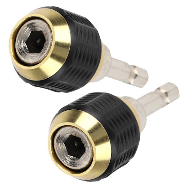 2PCS 60mm Borrchuck Hex Skruvmejsel Slagdrivrut Adapter 1/4 Hex Skaft Borrbit Verktyg