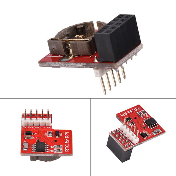DS1307 RTC-modul Høy presisjon sanntidsklokke for Raspberry Pi 3 2 Model B
