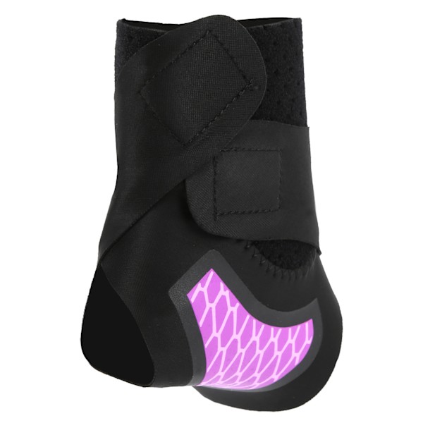 Kompressionsankelstøtte Justerbar Åndbar Nylon Ankels beskyttelse Brace Fodbeskytter Wrap Højre Fod (L)