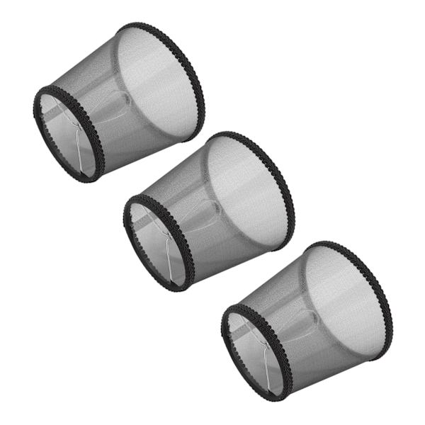 3 st lampskärmar modern stil svart transparent tyg lampskärm E14 lampskärm sovrum sänglampa dekoration