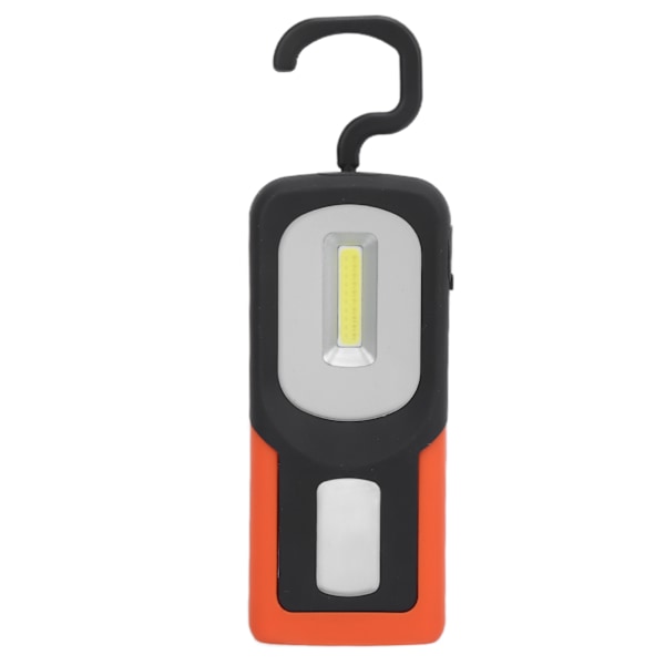 COB Arbetslampa Portabel USB Uppladdningsbar LED-lampa med 360° Roterbar Krok för Camping Fiske Dykning Resor