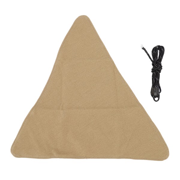 Tripod Pall Trä Bärbar Fällbar Triangel Pall Trä Hantverk Anti Scratch Canvas Camping Pall Trä för Fiske Khaki