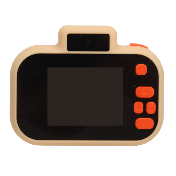 Børnekamera HD 40MP Dobbelt Kamera 2.0 tommer IPS Display 600mAh Natkamera USB Genopladeligt Digitalt Videokamera til Børn Gul