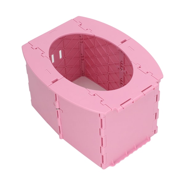 Børnepotte Foldbar PP Bærbar Baby Toilet til Camping Rejse Langdistance Kørsel Pink