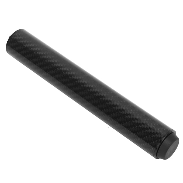 Pool Cue Extension Carbon Fiber Tube Professionell biljardköförlängare med stötfångare Svart 8 tum