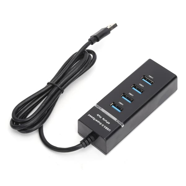 1 til 4 USB 3.0 HUB Han til Hun USB Forlænger Adapter Kabel Splitter til PC Laptop