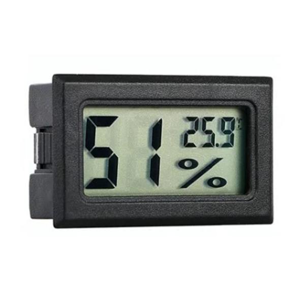 Digitalt displaytermometer Svart ABS Nøyaktig Anti-Impact Elektronisk Vanntemperaturmåler