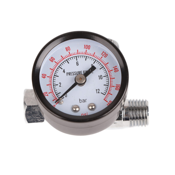 Tryckregulator med manometer Tryckregler Reduceringsventil för pumpkompressorfilter