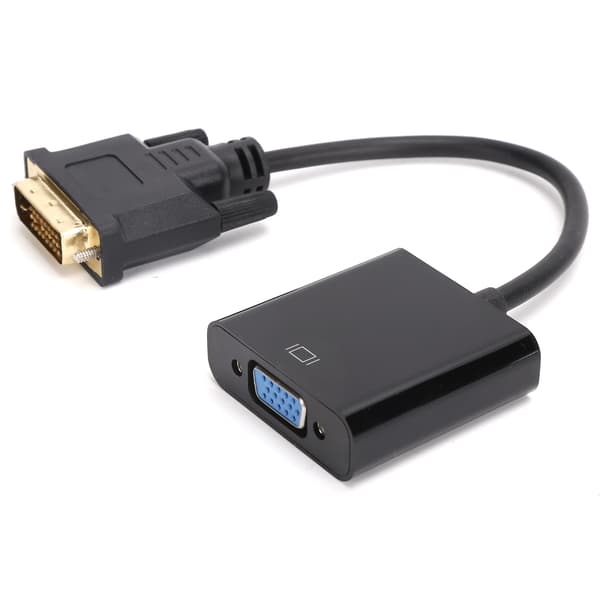 DVI Hann til VGA Hunn Adapter 24+1 Pin for Stasjonær Tablet Datamaskin