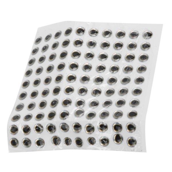 Fiske Lockbete Öga Epoxi Droppe Plast 3D Realistiska Fiskeögon för Tillverkning av Fiskebete 6mm
