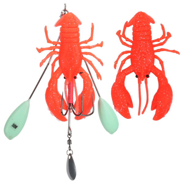 Konstgjord Simulering Stor Hummer Languster Lure Bete Djuphavstrolling Fiske Tacklerad