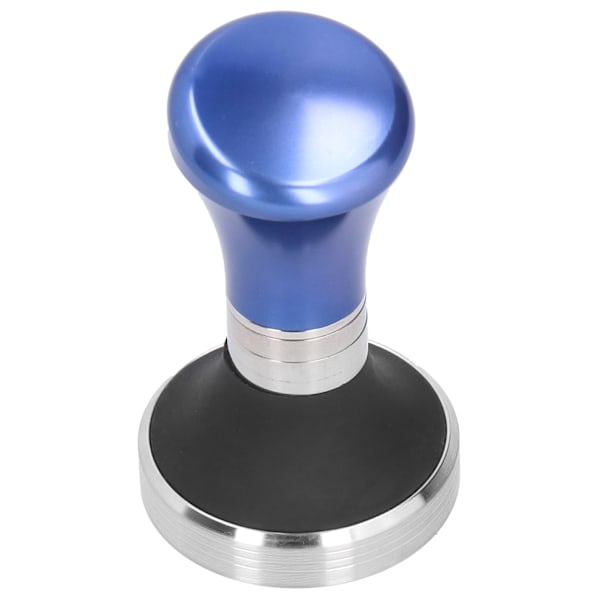58mm Flat Coffee Tamper i rustfritt stål Base Coffee Powder Hammer Kjøkkenutstyr Blå