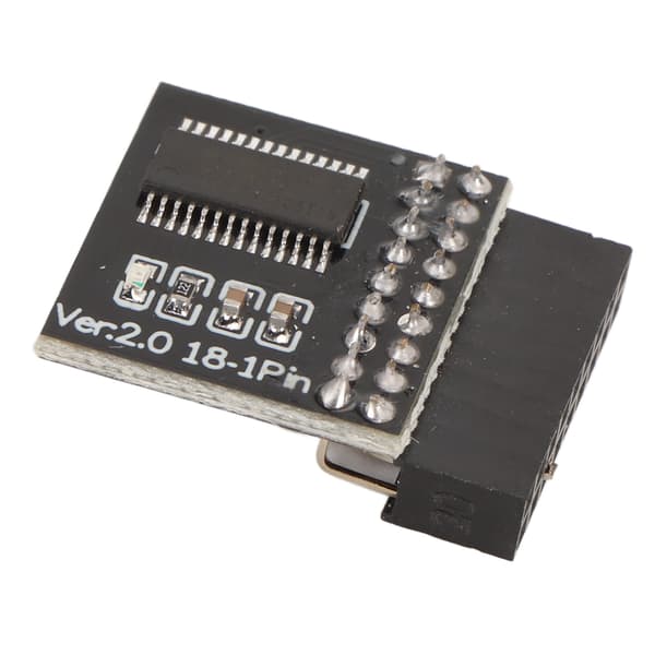 TPM 2.0-modul LPC-gränssnitt Stabil Hög säkerhet Hållbart material 18-stifts LPC-modul för Asrock-moderkort