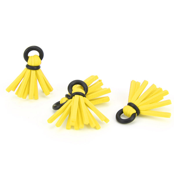 4 stk. Fiskefluer Flyde Skum Strike Indikatorer Drift Krog Positionering Floats Bobbers Gul