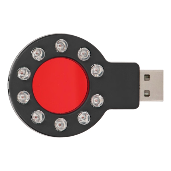 USB-gränssnittskameradetektor 10 infraröda lampor GPS-lokaliseringsavsökning RF-signaltestare 5V