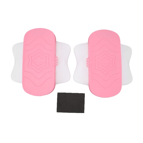2 STK Twist Board Talje Twist Disc ABS Leje Stål Separeret Abdominal Core Øvelse Twist Steppper til træning Fitness Pink