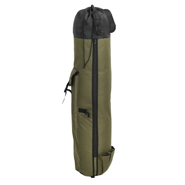 Multifunktionell fiskespö Rulleförvaringsväska Case Organizer(militärgrön)