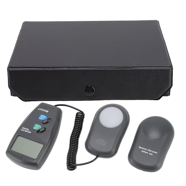 Digitalt illuminansmeter 2mah ABS bærbar digital Lx-meter med 0,7 tommers LCD-skjerm for planter hage skole kontor