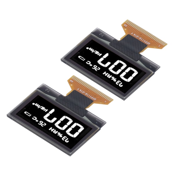 2 kpl nestekidenäytön moduuli orgaaninen valoa emittoiva diodi 128x64 resoluutio CH1106 30PIN 1.3in MRA103-1 (valkoinen)