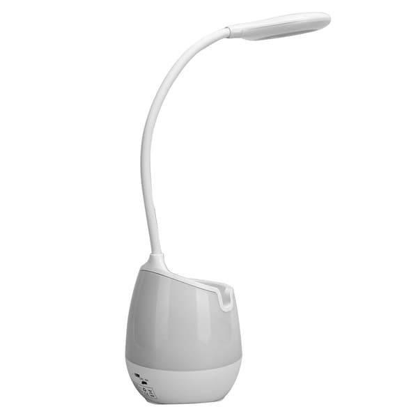 LED Touch Bordlampe med Bluetooth Højttaler Pen Holder RGB Natlys til Studier