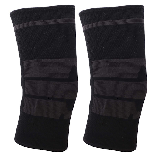 2-pack Sport Knäskydd Stickade Varma Knäskydd Skyddsutrustning för Basket Vandring Löpning KlättringL