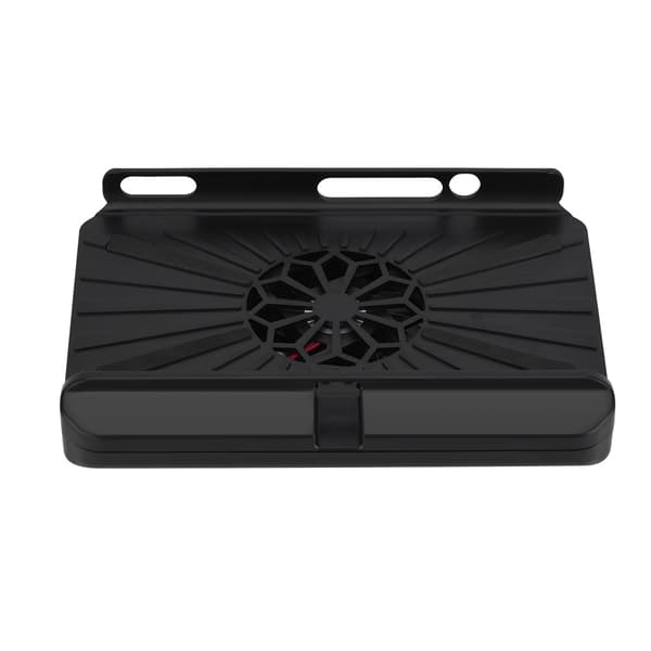 Multifunktionell kylfläkt USB-driven kylställ kylplatta för Switch Svart