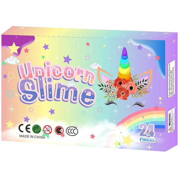 Bubble Gum Crystal Mud - 24 blinda lådor, perfekt födelsedagspresent för barn, skolgåvor, i lager