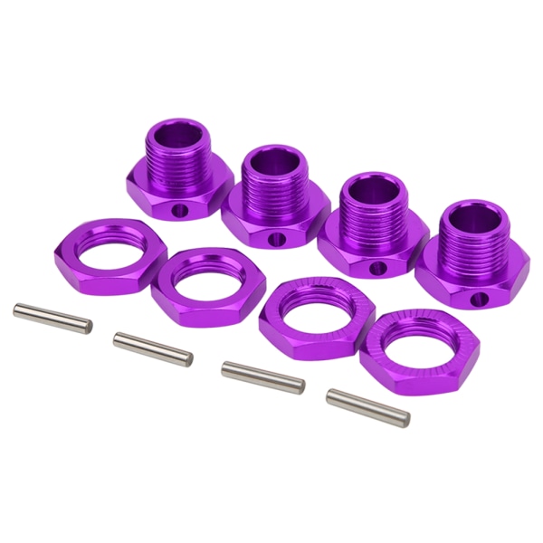 4 ST RC Hex Hex Driver 17MM Aluminium Hex Hex kopplingssats för HSP 1/8 RC CarPurple