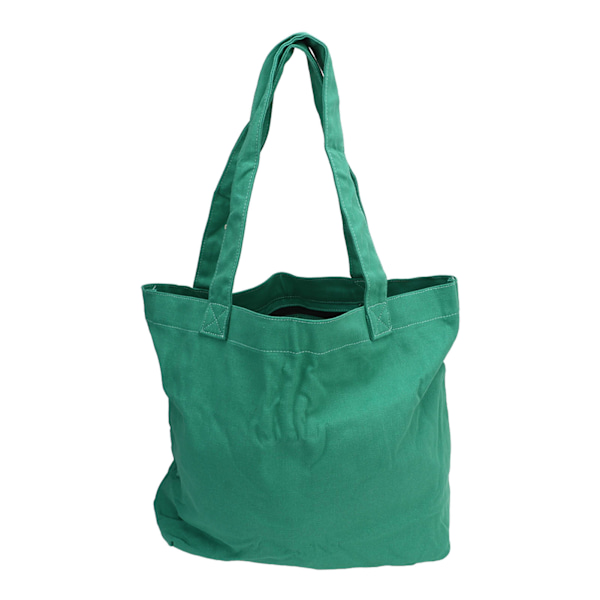 Yogamåtte Carrier Tote Bærbar opbevaring Canvas Carryall skuldertaske 2 lag med lynlås Grøn