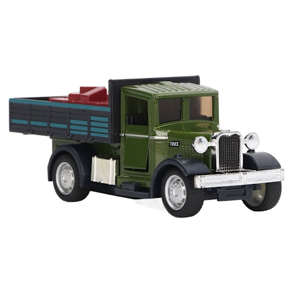 Kuljetusauto pienoismalli Diecast 1:32 Seosleluauto Klassinen Retro Amerikkalainen Kuljetin Lapselle Palikktyyppi