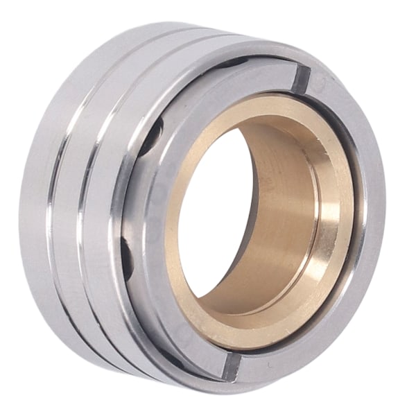 Fidget Mechanic Ring Toy - Ångestlindrande rostfritt stål bärbar rotationsfingertopp Fidget Gyroskop för ADD