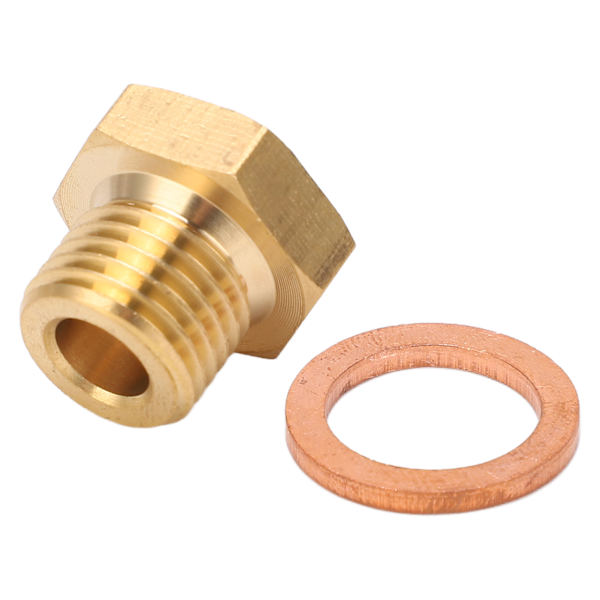 Tryk Temperatur Måler Sender Adapter 1/8in NPT til M14x1.5 Han Universal til Bil