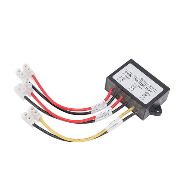 MPPT solcellecontroller 150W 10 12V anti-tilbageflow 24 timers belastningsudgang solcelleladningscontroller til lys E-cykelpanel WS M150 14,6V normalt åben