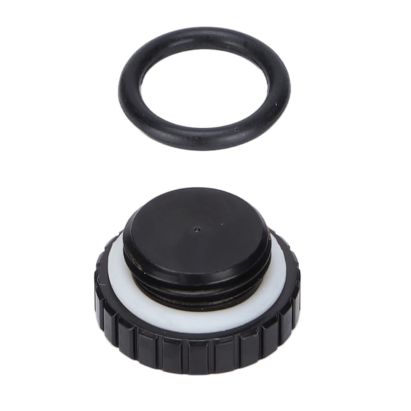 Vandstop Prop Elektroplettering Behandling Stopper Fitting til Computer Vandkølingssystem Sort