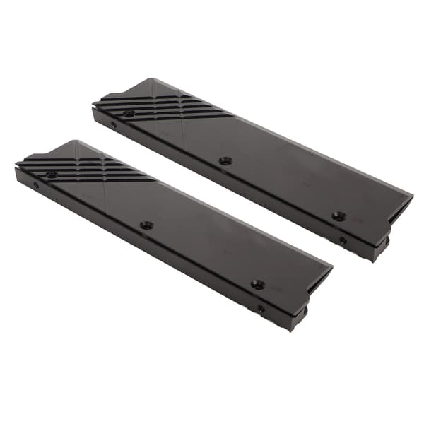 Computer Vandkøling Køleplade Aluminiumlegering Hukommelseskøleplade DDR5 Hukommelseskøler Sort