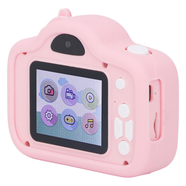 Mini lastenkamera monitoiminen 2,0 tuuman HD-näyttö 2000 W pikseliä Söpö digitaalinen videokamera 3-10-vuotiaille