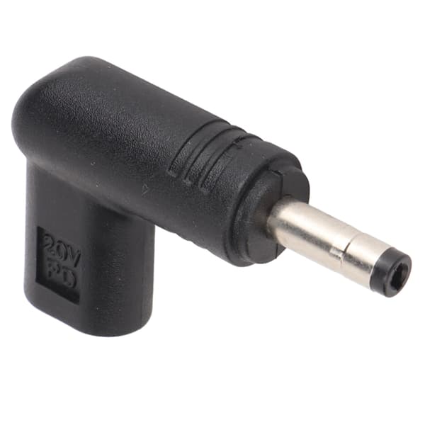 Typ C hona till 4.0x1.7mm laddningsadapter Effektiv säker Stöder upp till 100W Typ C PD snabbladdningsadapter för bärbar dator