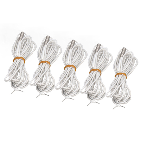 5PCS 24V 60W Värmepatronersättning Rostfritt stål Huvud Värmeelement 3D-skrivartillbehör 1 meter / 3,3ft