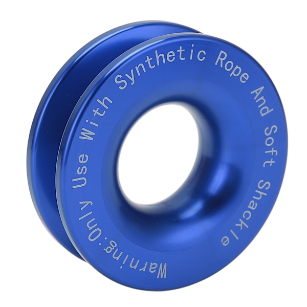 Vinsch Snatch Recovery Ring 41000lbs Brottstyrka för 7/16in 1/2in Mjukt Shackle med 3/16in 1/4in 3/8in Rep Blå