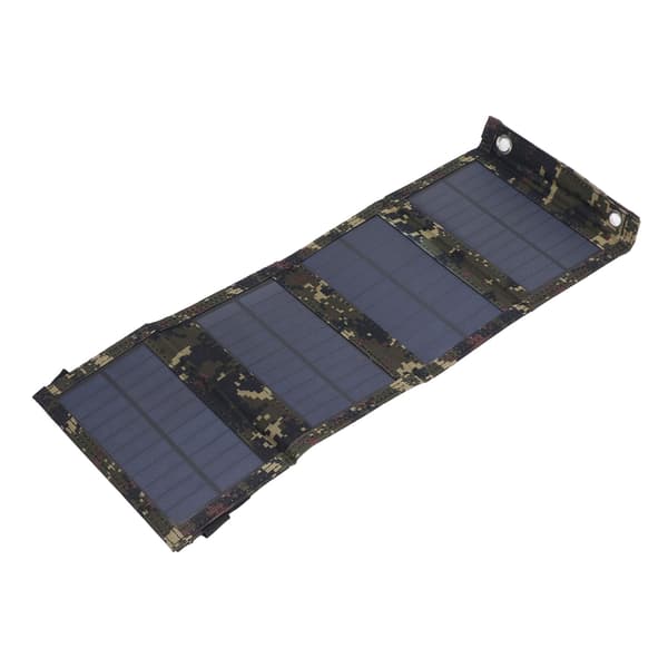 10W 5V Bærbar Sammenfoldelig Solpaneloplader Sæt IP65 Sammenfoldelig Solopladerplade til Camping Vandring Camouflage